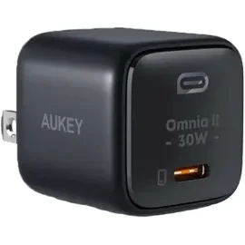 Aukey Omnia Mini 30W USB-C PD Charger (PA-B1L) - Black