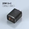Baseus 20W Compact Charger UC - Black (Variant)