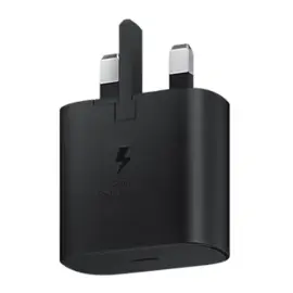 Samsung 25W 3 Pin Fast Charging Travel Adapter (USB C)
