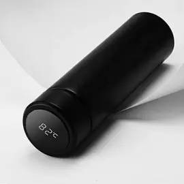 Smart LED Temperature Display Hot Cold Vacuum Water Bottle - 500ML