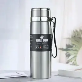 Stainless Steel Hot and Cold Water Bottle - 800ml